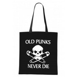 Plátěná taška Old Punks Never Die
