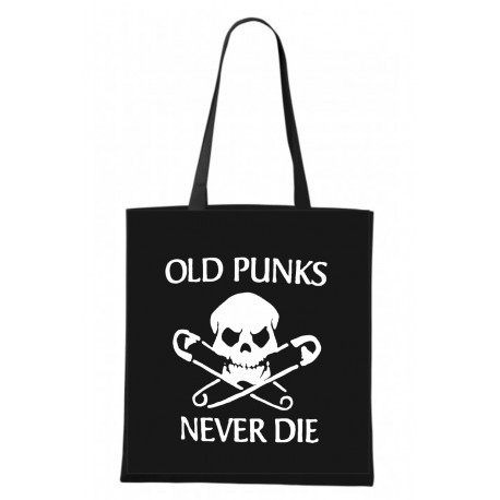 Plátěná taška Old Punks Never Die
