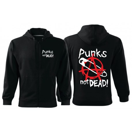 Mikina zip Punks not Dead 3