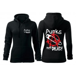 Mikina zip Punks not Dead 3