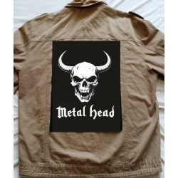 Zádová nášivka Metal  Head