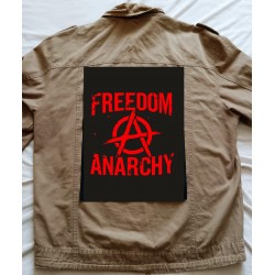 Zádová nášivka Freedom a Anarchy