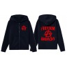 Mikina zip Freedom a Anarchy
