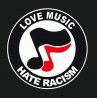 Nášivka Love Music Hate Racism