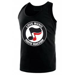 Tílko Love Music Hate Racism