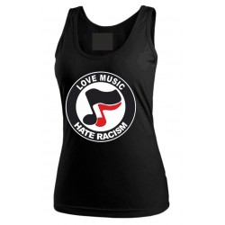 Tílko Love Music Hate Racism