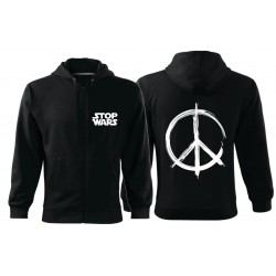 Mikina zip Peace