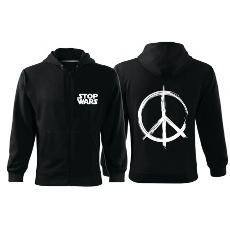 Mikina zip Peace
