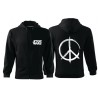 Mikina zip Peace