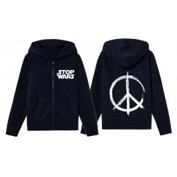 Mikina zip Peace