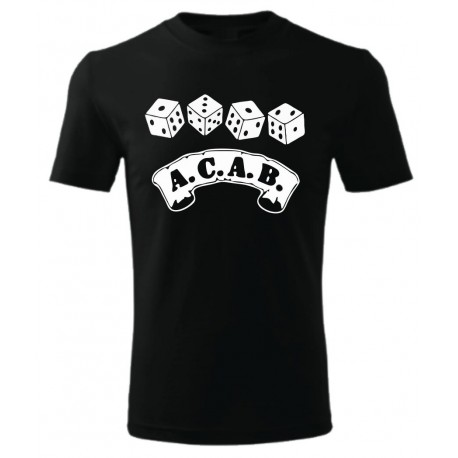 Tričko ACAB Kostky