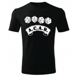 Tričko ACAB Kostky