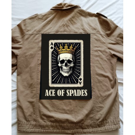 Zádová nášivka Ace of Spades