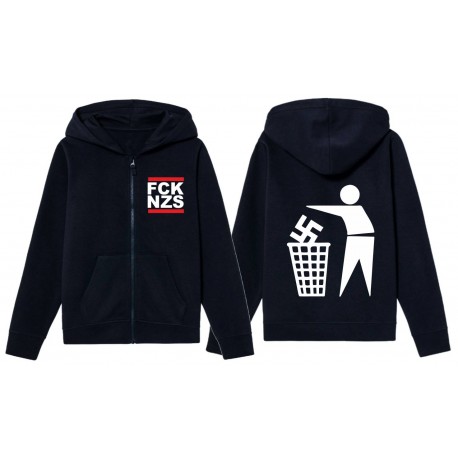 Mikina zip Anti Nazi