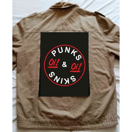 Zádová nášivka Punks & Skins