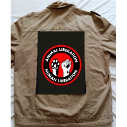 Zádová nášivka Animal Liberation