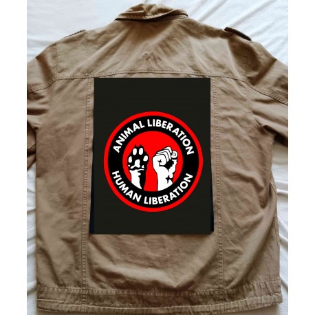 Zádová nášivka Animal Liberation