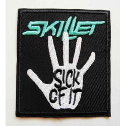 Nášivka vyšívaná nažehlovací Skillet