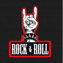 Nášivka Rock & Roll