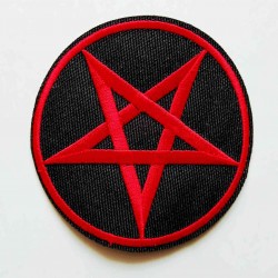 Nášivka vyšívaná nažehlovací Pentagram M