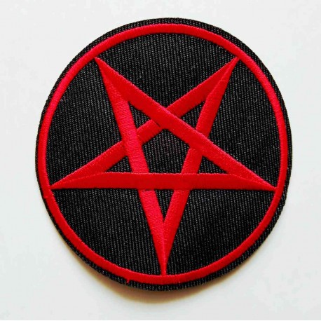 Nášivka vyšívaná nažehlovací Pentagram M