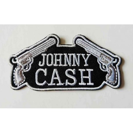 Nášivka vyšívaná nažehlovací Johnny Cash