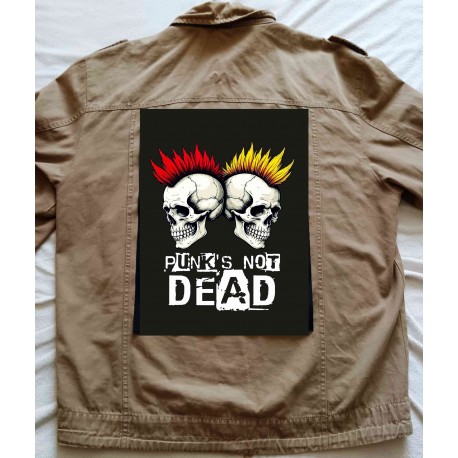 Zádová nášivka Punks not Dead 6