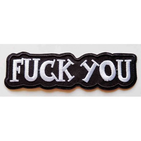 Nášivka vyšívaná nažehlovací Fuck You