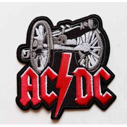 Nášivka vyšívaná nažehlovací AC DC 4