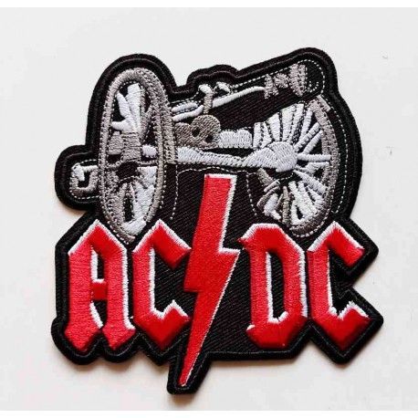 Nášivka vyšívaná nažehlovací AC DC 4
