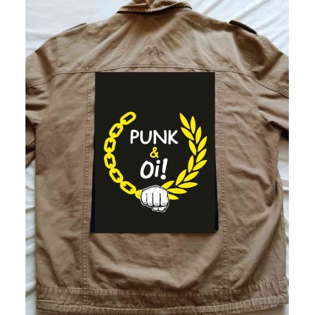 Zádová nášivka Punk & Oi!