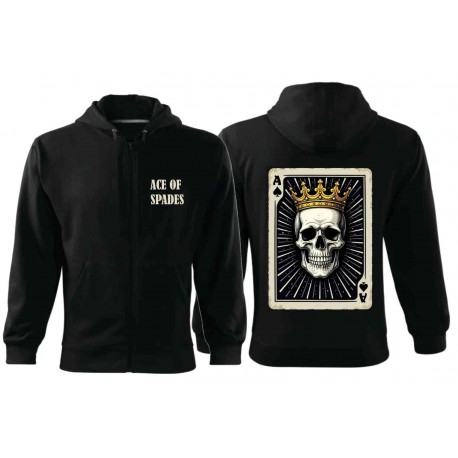 Mikina zip Ace of Spades