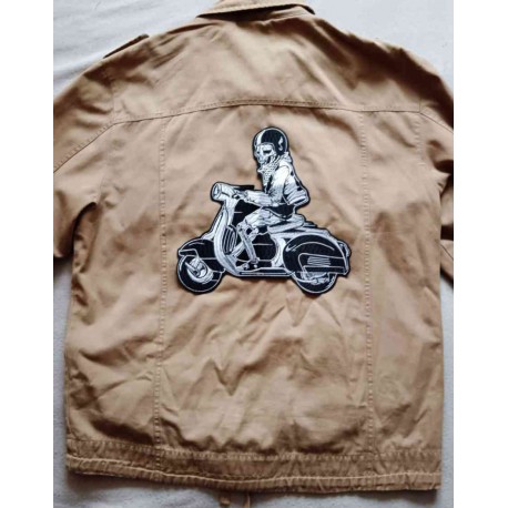 Zádová nášivka Moped