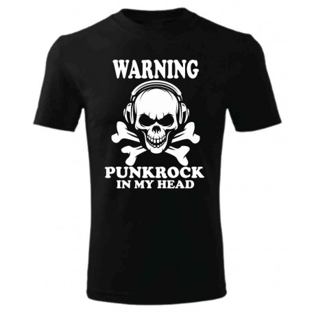 Tričko Warning Punkrock