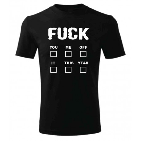 Tričko F dotazník
