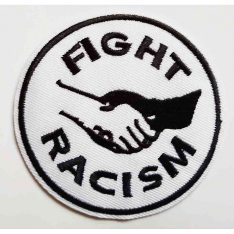 Nažehlovací výšivka Fight Racism