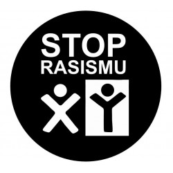 Samolepka Stop Rasismu