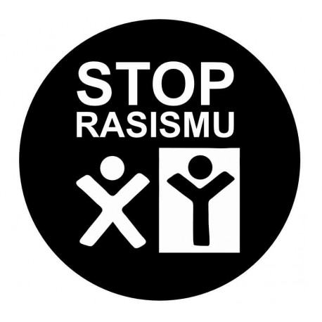 Samolepka Stop Rasismu