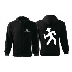 Mikina zip Anti social