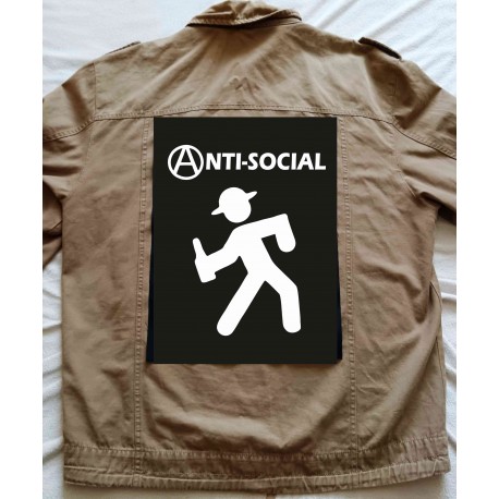 Zádová nášivka  Anti social
