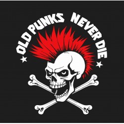 Nášivka Old Punks Never Die 2