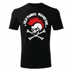 Tričko Old Punks Never Die 2