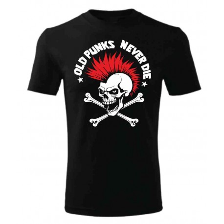 Tričko Old Punks Never Die 2