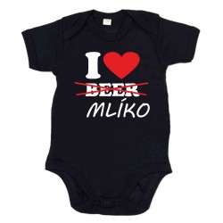 Dětské Body I Love mlíko
