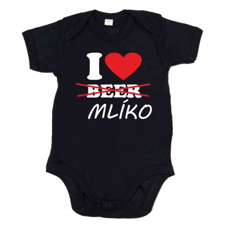 Dětské Body I Love mlíko