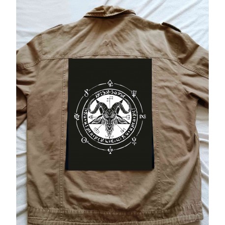 Zádová nášivka Pentagram 2
