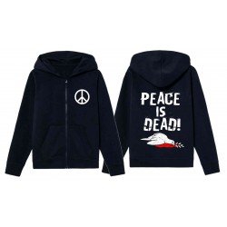 Mikina zip Peace is Dead