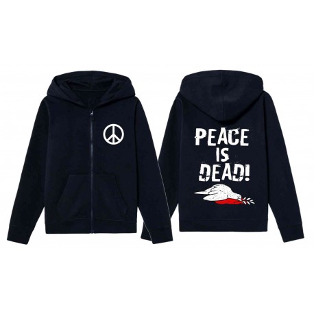Mikina zip Peace is Dead