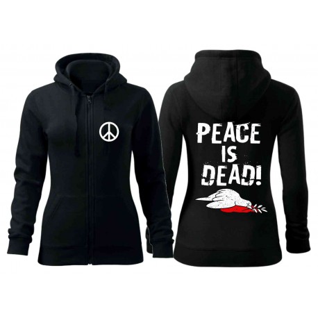 Mikina zip Peace is Dead