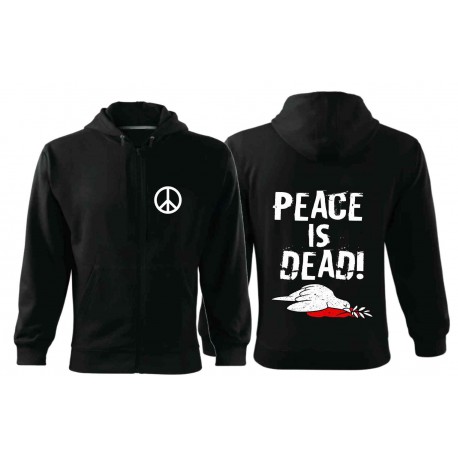 Mikina zip Peace is Dead